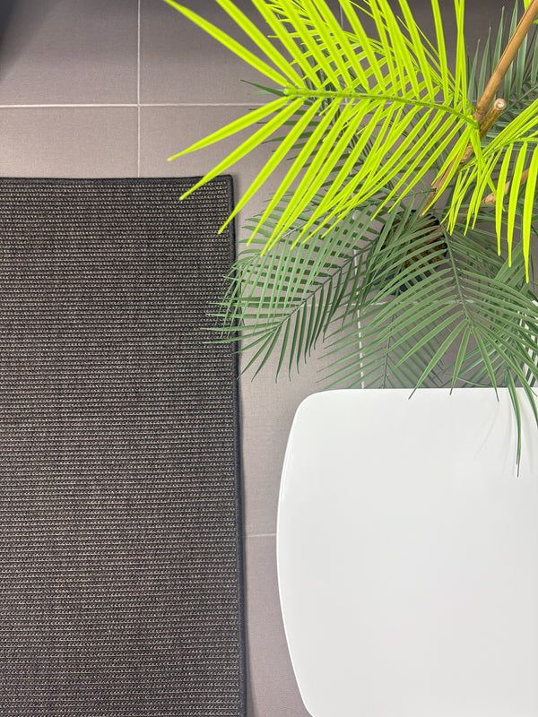 Doğal Sisal Anthracite Banyo Takımı