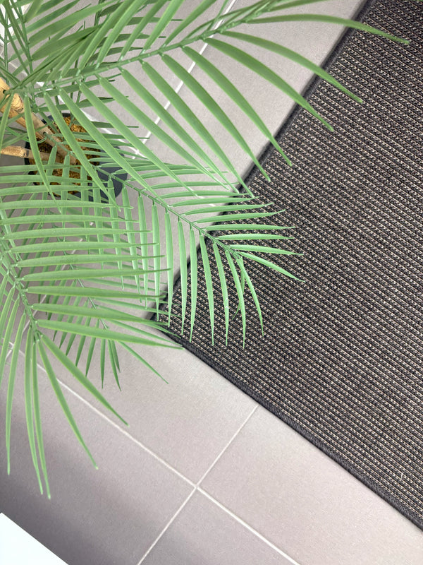 Doğal Sisal Anthracite Banyo Takımı