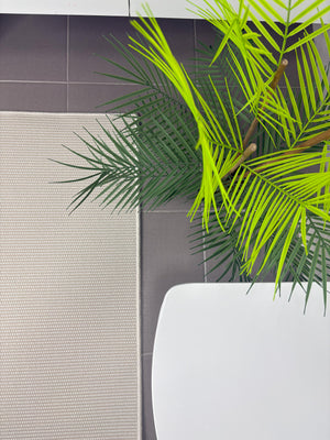 Doğal Sisal Cream Banyo Takımı