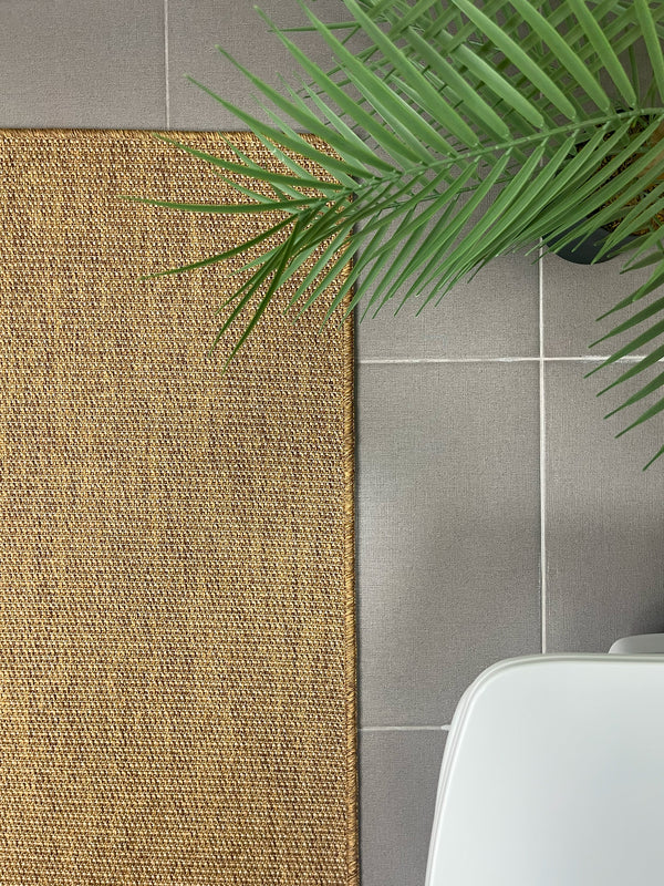 Doğal Sisal Brown Banyo Takımı