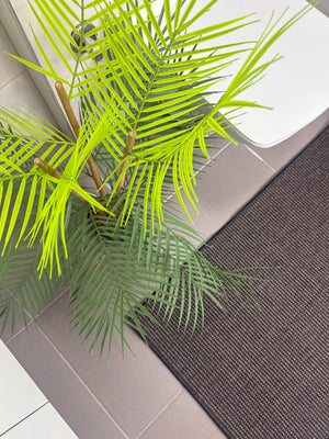 Doğal Sisal Anthracite Banyo Takımı