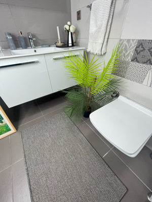 Doğal Sisal Grey Banyo Takımı