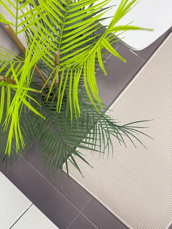 Doğal Sisal Cream Banyo Takımı