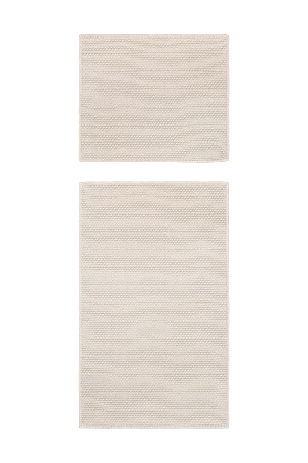 Doğal Sisal Cream Banyo Takımı
