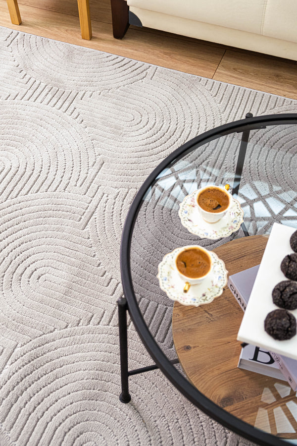 Valeria VL 02 Grey Bohem Desenli Salon Halısı