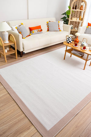 Sisal Modern SSL 02 Cream Vizon Jüt Kilim