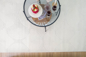 Valeria VL 01 Cream Bohem Desenli Salon Halısı