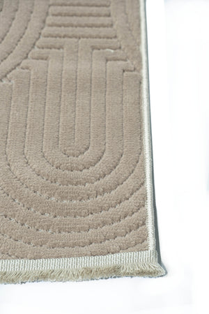 Valeria VL 03 Beige Bohem Desenli Salon Halısı