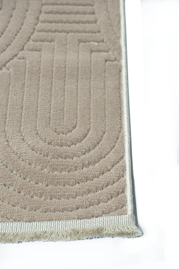 Valeria VL 03 Beige Bohem Desenli Salon Halısı