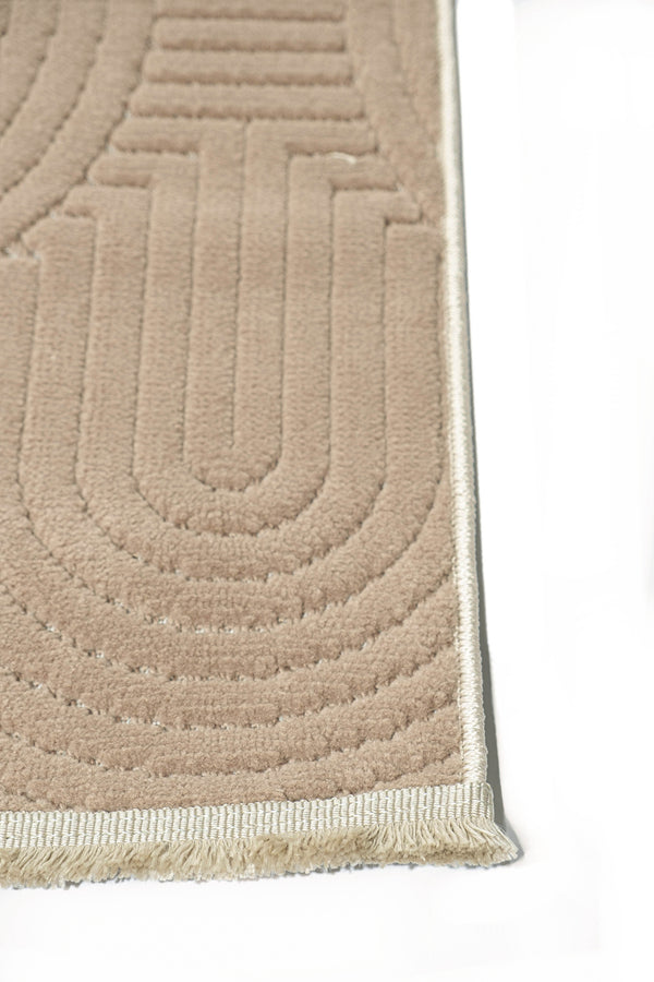 Valeria VL 03 Beige Bohem Desenli Salon Halısı