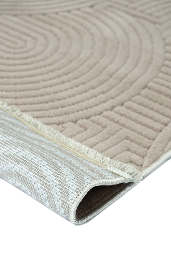 Valeria VL 03 Beige Bohem Desenli Salon Halısı