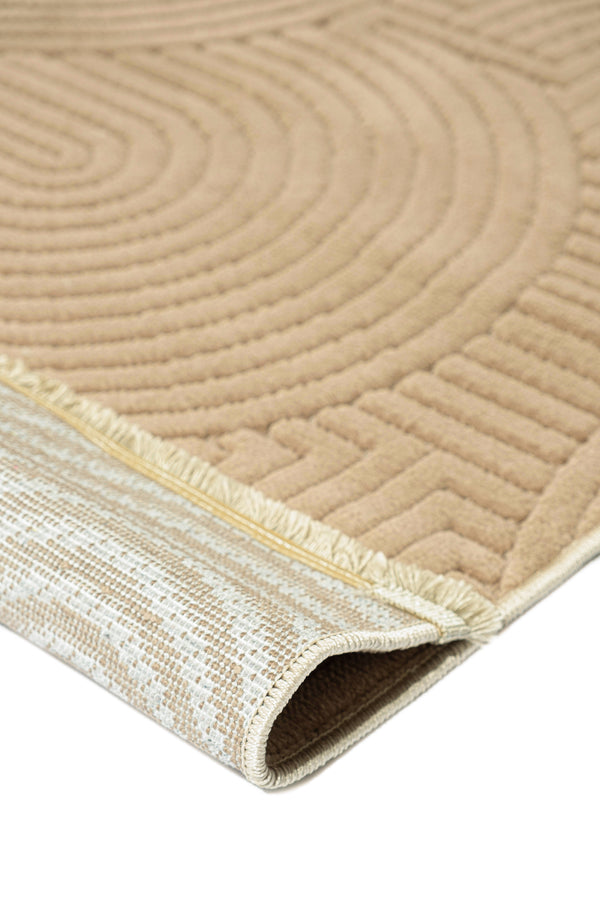 Valeria VL 03 Beige Bohem Desenli Salon Halısı