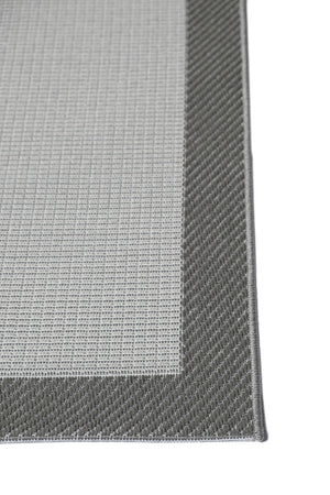 Sisal Modern SSL 04 Anthracite Grey Jüt Kilim