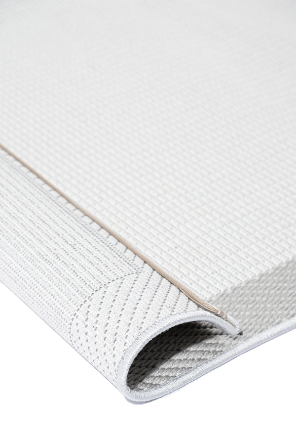 Sisal Modern SSL 01 Cream Grey Jüt Kilim