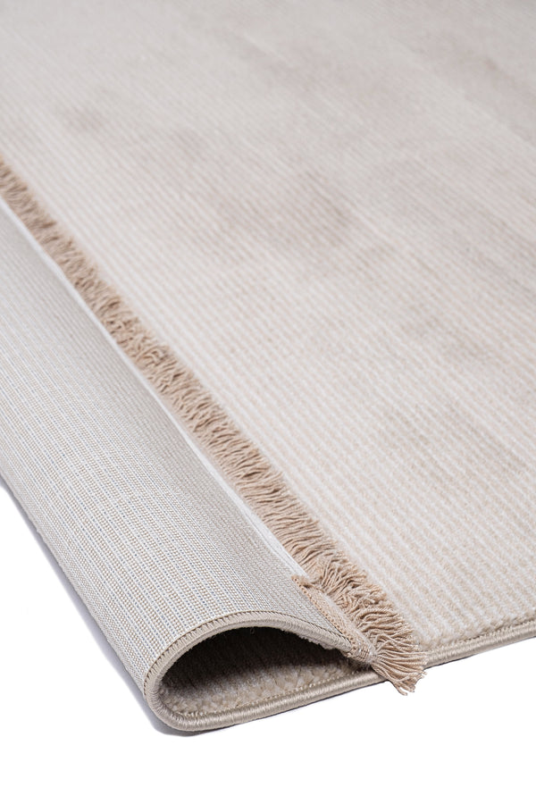 Pera PE 03 Beige Modern Desenli Yumuşak Salon Halısı