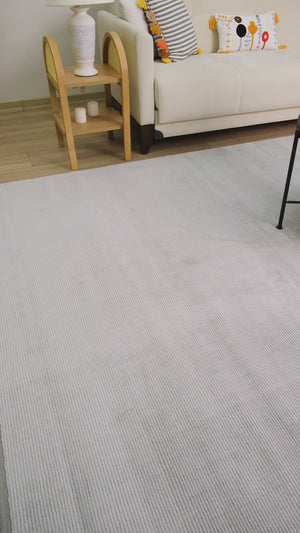 Pera PE 02 Grey Modern Desenli Yumuşak Salon Halısı