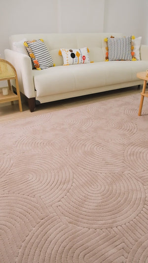 Valeria VL 03 Beige Bohem Desenli Salon Halısı