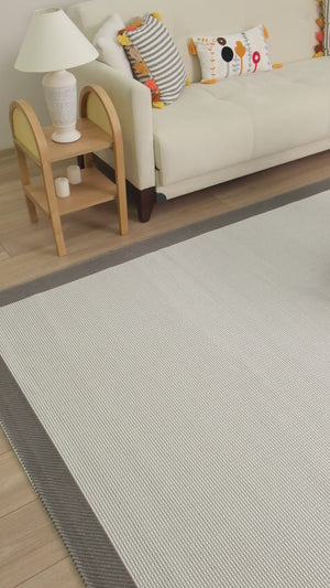 Sisal Modern SSL 05 Cream Anthracite Jüt Kilim